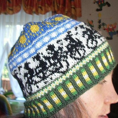 Tandem beanie - knitting pattern
