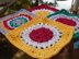 Fun In The Sun Granny Square Coaster Mat