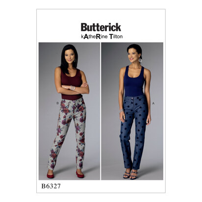 Butterick Taillierte Hosen für Damen B6327 - Schnittmuster