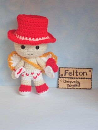 Felton in Cupid Costume