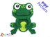 Frog with Crown crochet Applique Pattern