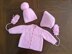 Baby Bunting Jacket, Hat, Bonnet & Mitts