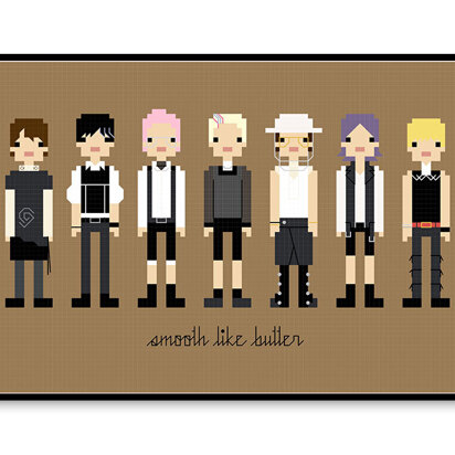 BTS Butter - PDF Cross Stitch Pattern