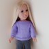Wisteria Cardigan for Doll