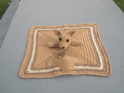 Kangaroo with a Joey & Kangaroo Blanket