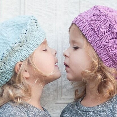 Beret Tulips - knitting pattern