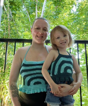 Crochet Top Pattern Crochet Crop Top Pattern Beginner Crochet Halter Top Pattern Summer Crochet Pattern Kids Crochet Top Pattern Frill Top