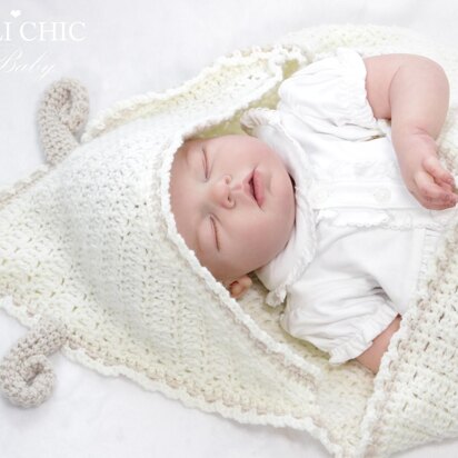 Little Lamb Hooded Baby Blanket #155