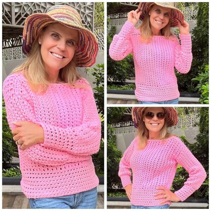 Tickled Pink Sweater