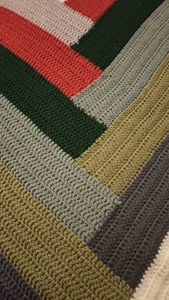 Colour block blanket #3
