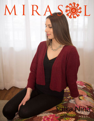 Red Cardigan in Mirasol Nina - M5077