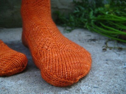 Roasted Carrot Socks