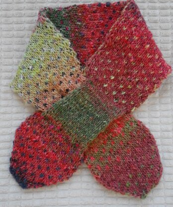 Pretty reversible necktie scarf and boot toppers