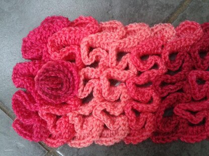 Snake Stitch Neck Warmer or Scarf