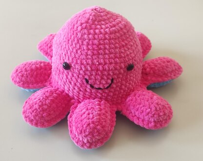 Reversible mood octopus not sew