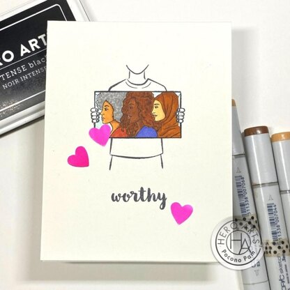 Hero Arts From The Vault Mounted Rubber Stamp-Women Belong