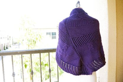 Hearts and Flowers Shawl