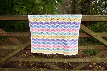 Ice cream ripple blanket