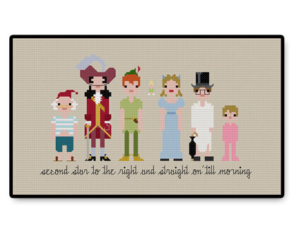 Peter Pan - PDF Cross Stitch Pattern