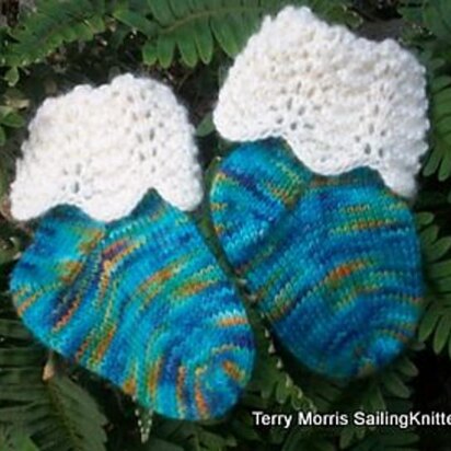Lace Cuff Baby Socks