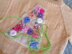 Floral Initial Embroidery Knitting Baby Sweater