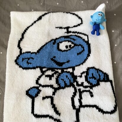 Baby Smurf Baby Blanket