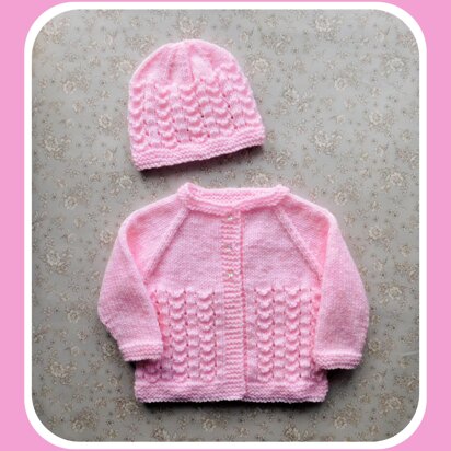 Sophie Baby Cardigan and Hat