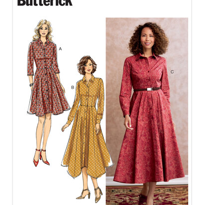 Butterick Damenkleid B6702 - Schnittmuster