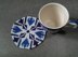 6 Tapestry Coaster Delft blue