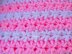 Star couch puff baby blanket stitch