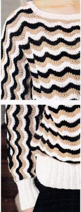 Batwing Striped Jumper