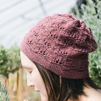 Violet Cap - knitting pattern