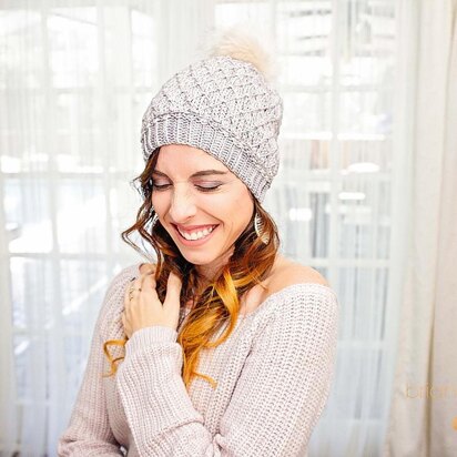 Quilted Lattice Crochet Hat