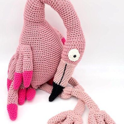 Bird Buddy Flamingo Amigurumi