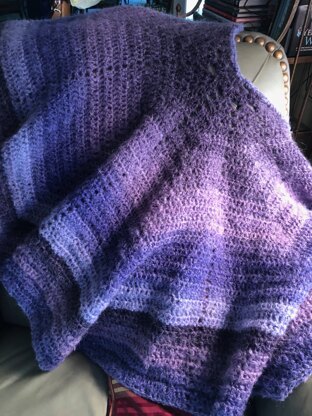 Fields of Heather Shawl