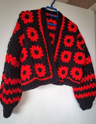 Poppy Granny Cardy