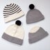 Roll Up Beanie (FOUR IN ONE)