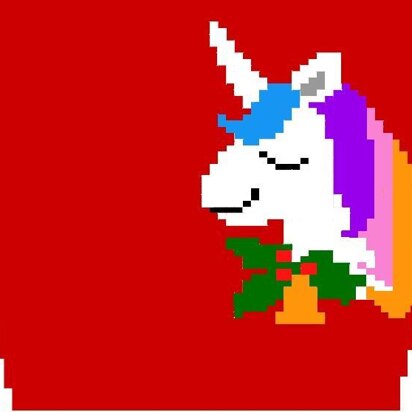 Unicorn stocking chart