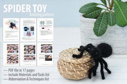 Knitted Spider Tarantula