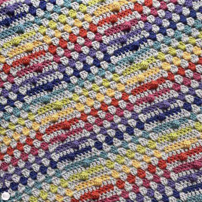 Granny Zigzag Rainbow Blanket