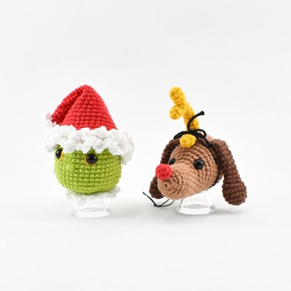 The Grinch and Max Ornaments