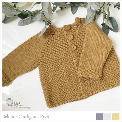 OGE Knitwear Designs P176 Beltaine Cardigan PDF