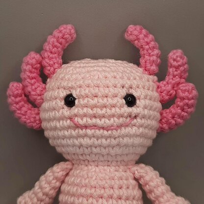 Axolotl amigurumi