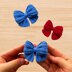 Crochet Bow Hair Clip Pattern – PDF + Video Tutorial | Easy Beginner DIY Hair Accessory