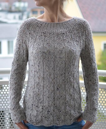 Tweedy Lace Sweater