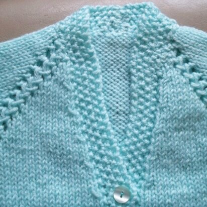 Braided Raglan Cardigan