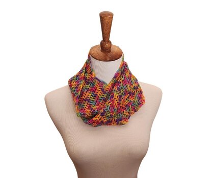 Rainbow Infinity Scarf