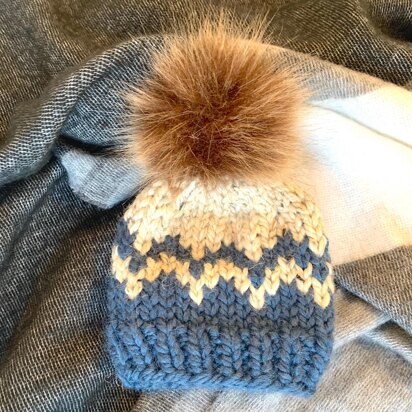 Double Chevron Bulky Hat