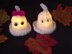 Cute Glowing Ghosts Halloween Ferrero or LED tealight cover DK knitting pattern easy 30mins knit