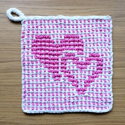 Heart to Heart Washcloth